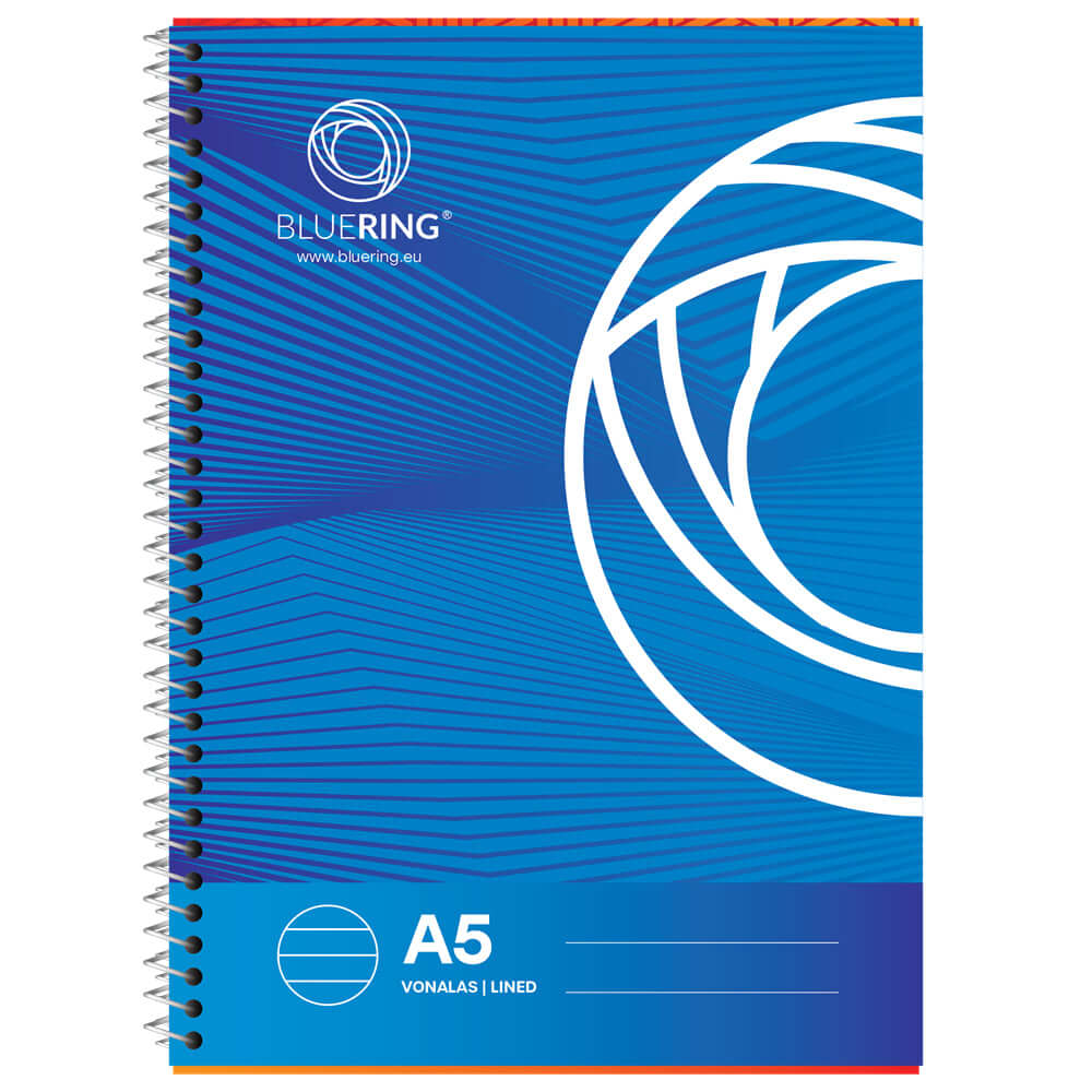 Caiet Bluering, A5, cu spira, 70 file, dictando Caiet Bluering, A5, cu spira, 70 file, dictando